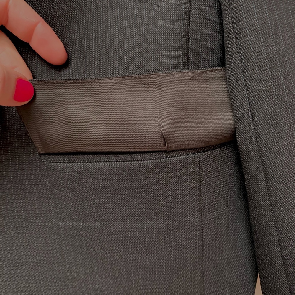 Ermenegildo Zenga charcoal men’s suit - Picture 9 of 10
